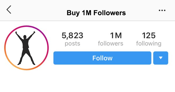 Buy 1 Million Instagram Followers